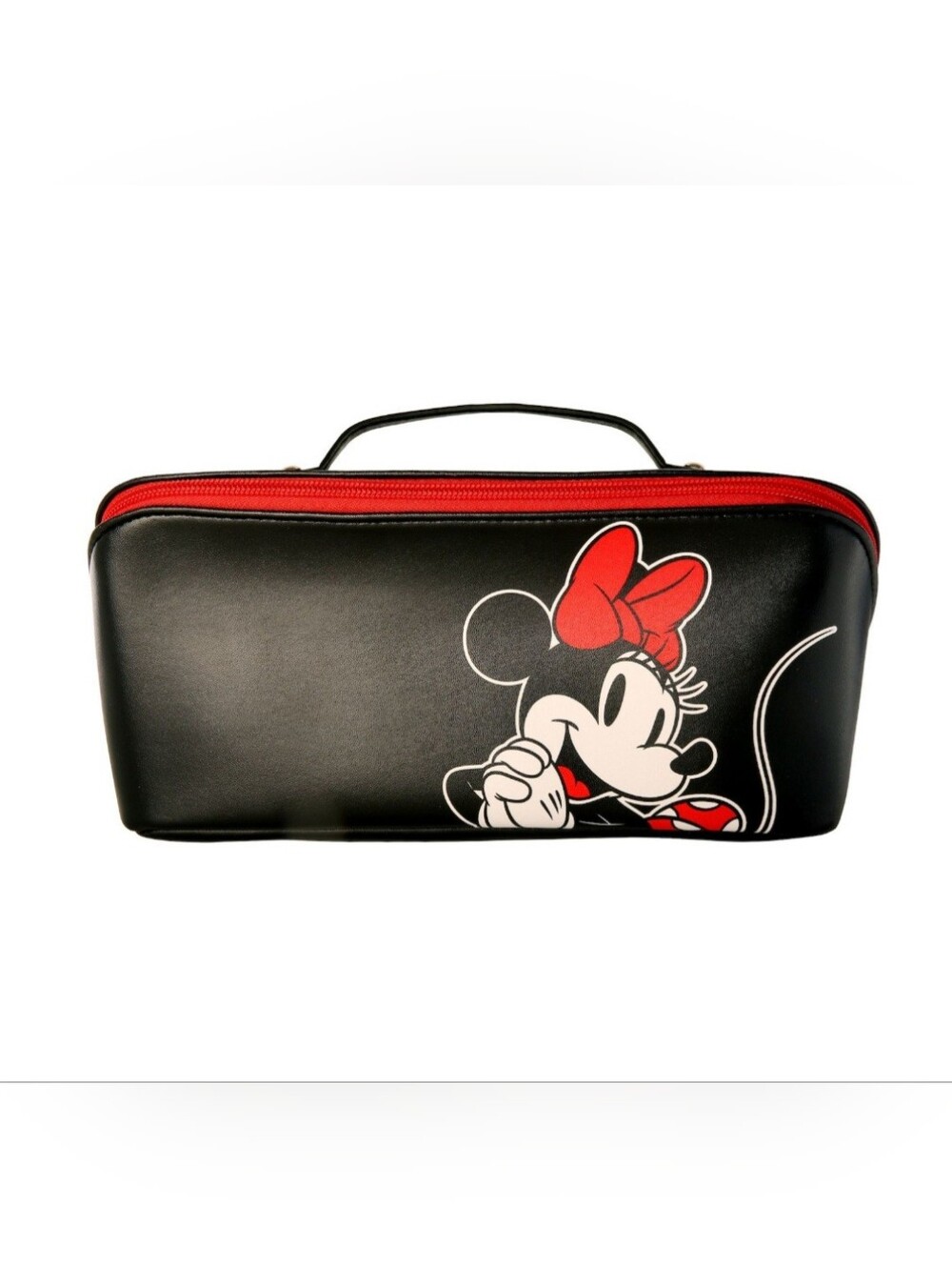 NWT! Disney Minnie Mouse Large Make up Case Cosmetic Bag